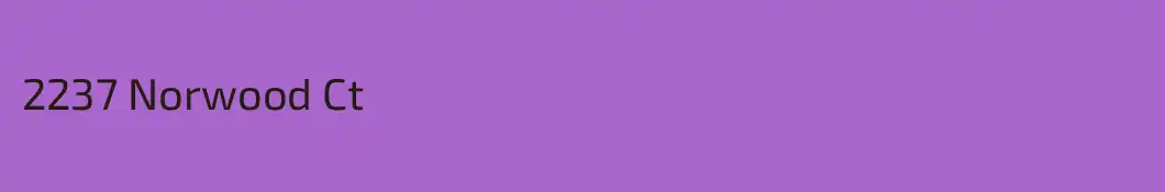 2237 Norwood Ct